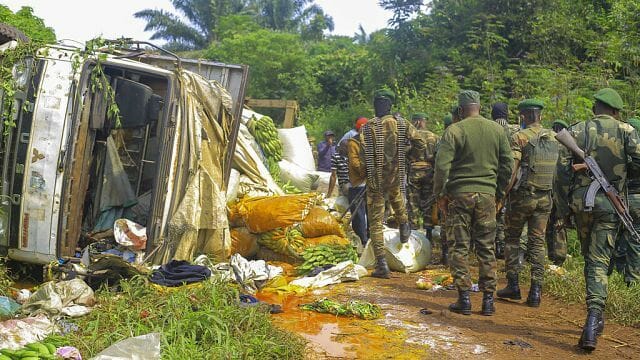 أصابت قنبلة ما لا يقل عن 12 شخصًا بالقرب من سوق في شمال شرق جمهورية الكونغو الديمقراطية