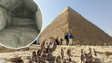 اكتشاف ممر سري في الهرم بعد 4500 عام