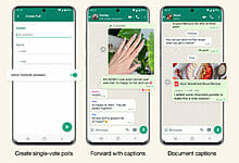 ميزات WhatsApp الجديدة: نسخ احتياطي أسهل ، واستطلاعات رأي وأوصاف أفضل للصور أو مقاطع الفيديو