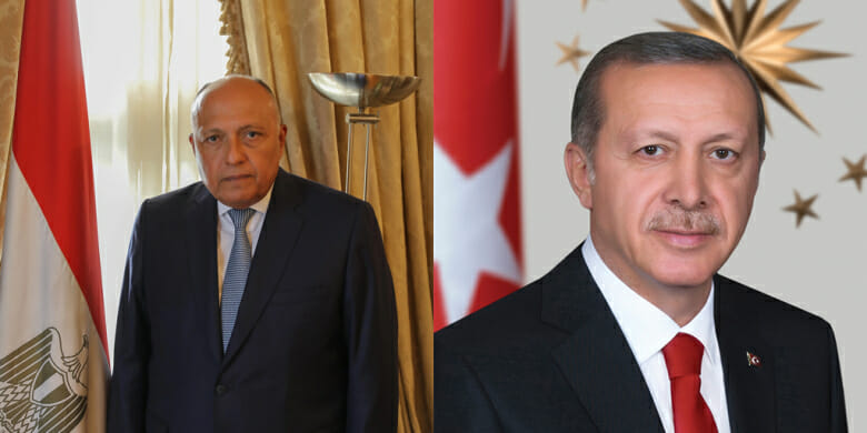 وزير الخارجية المصري يتوجه إلى تركيا لتنصيب الرئيس أردوغان