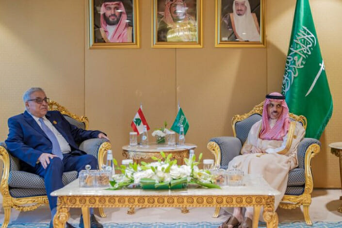 وزيرا خارجية السعودية ولبنان يستعرضان العلاقات الثنائية