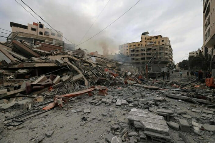 ارتفاع حصيلة قتلى قطاع غزة جراء القصف الإسرائيلي إلى 1055